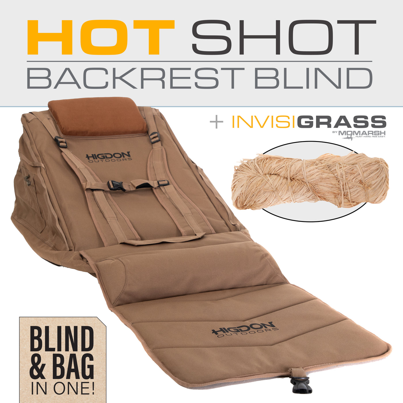 Hot Shot Blind w/InvisiGrass Bundle