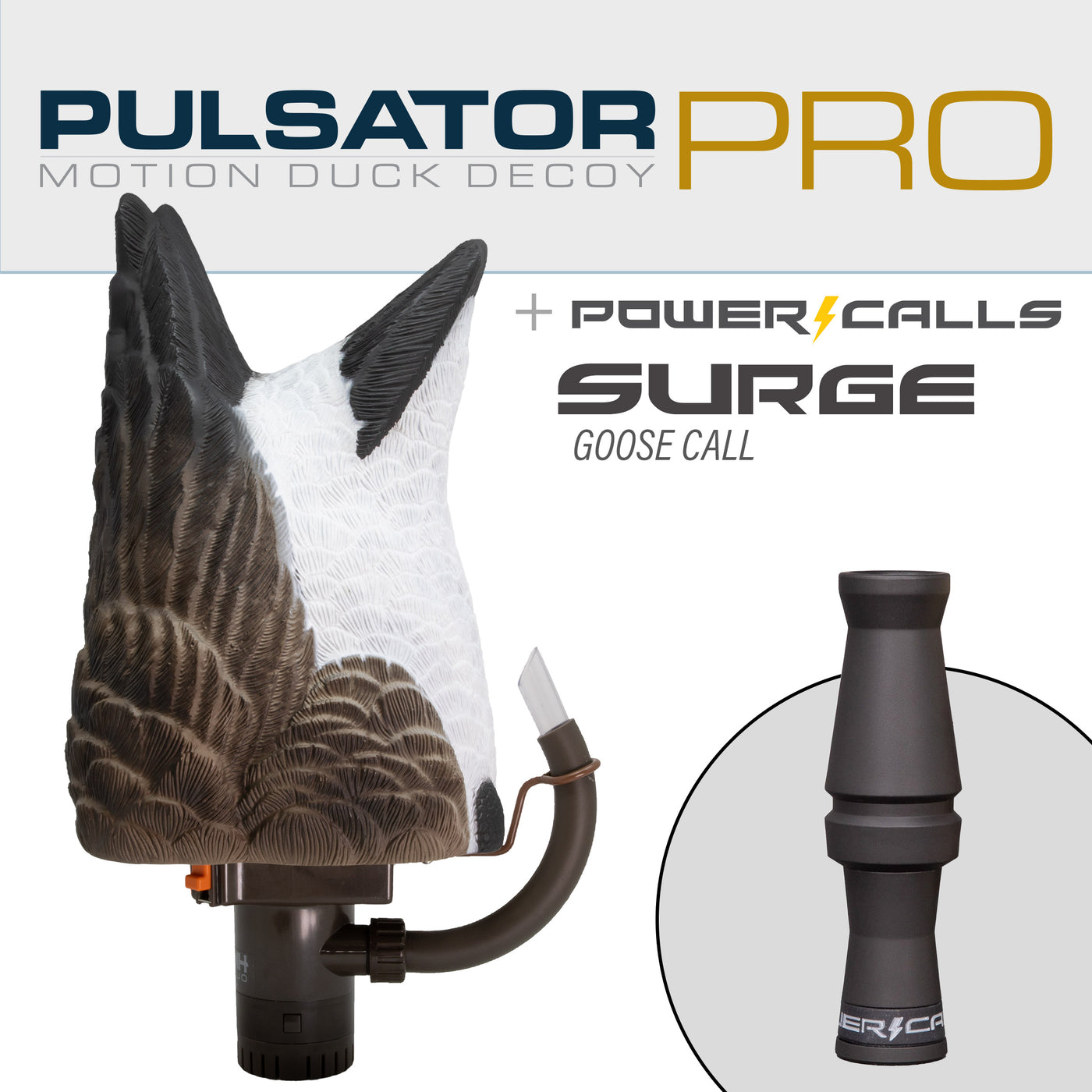 Pulsator PRO Canada Goose/Power Calls Surge Goose Call Bundle