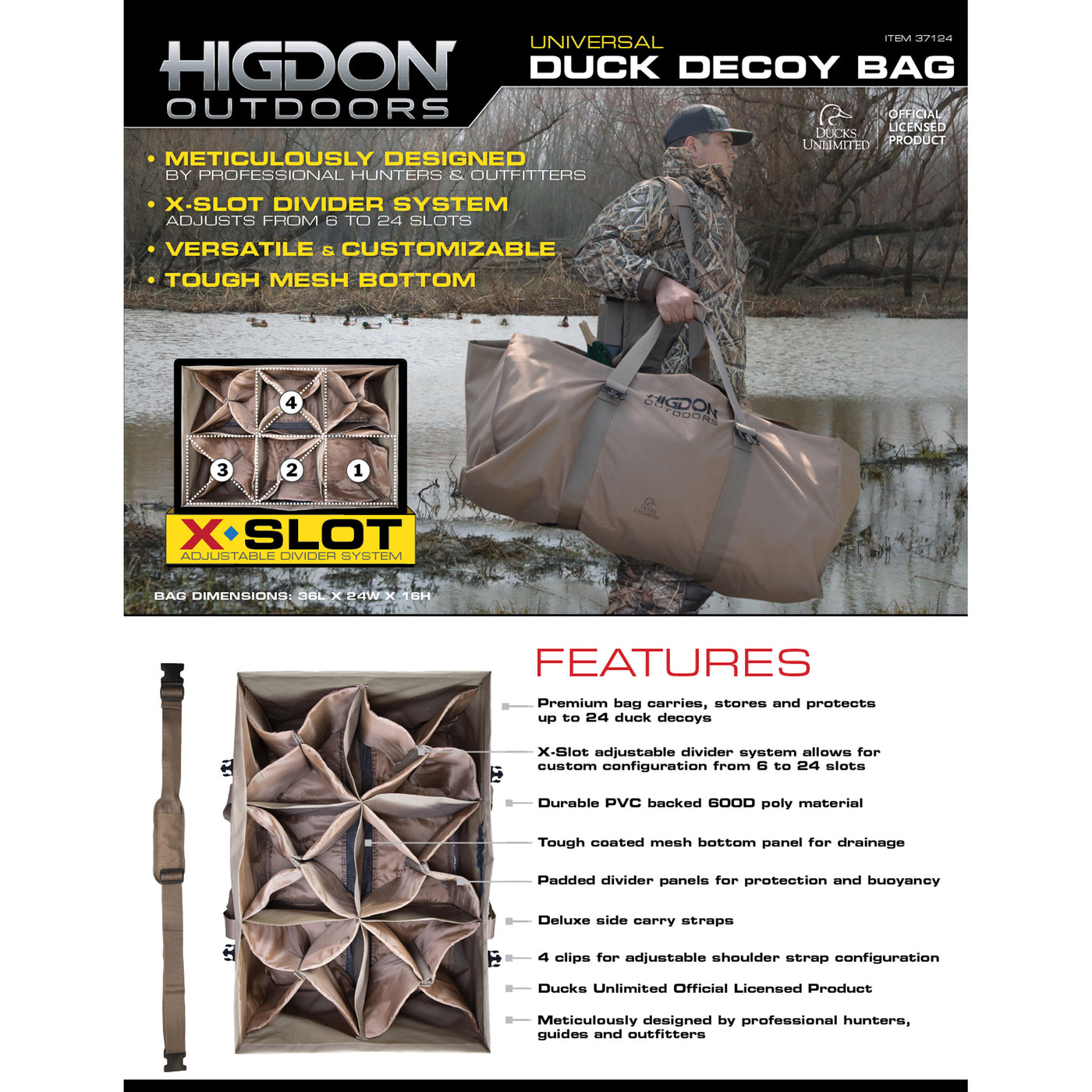 X-Slot Universal Decoy Bag – Higdon Outdoors