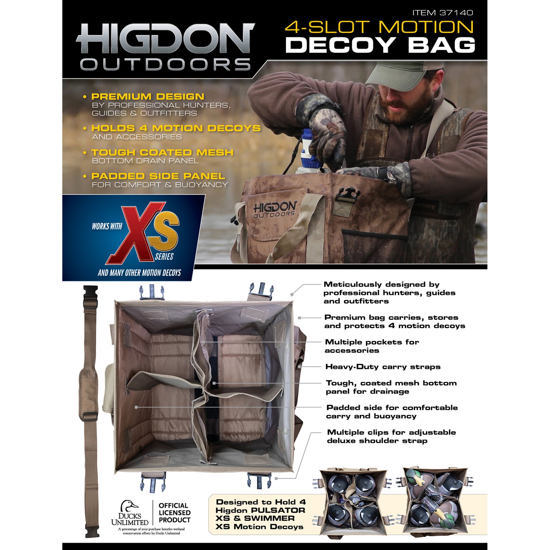 4-Slot Motion Decoy Bag – Higdon Outdoors