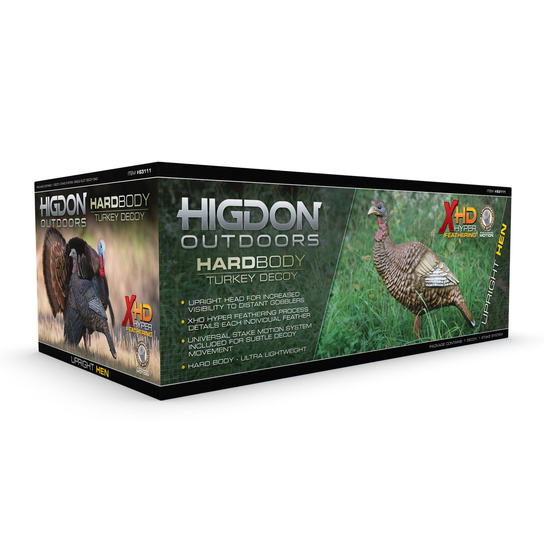 Higdon Hard Body Upright Hen Turkey Decoy – Higdon Outdoors